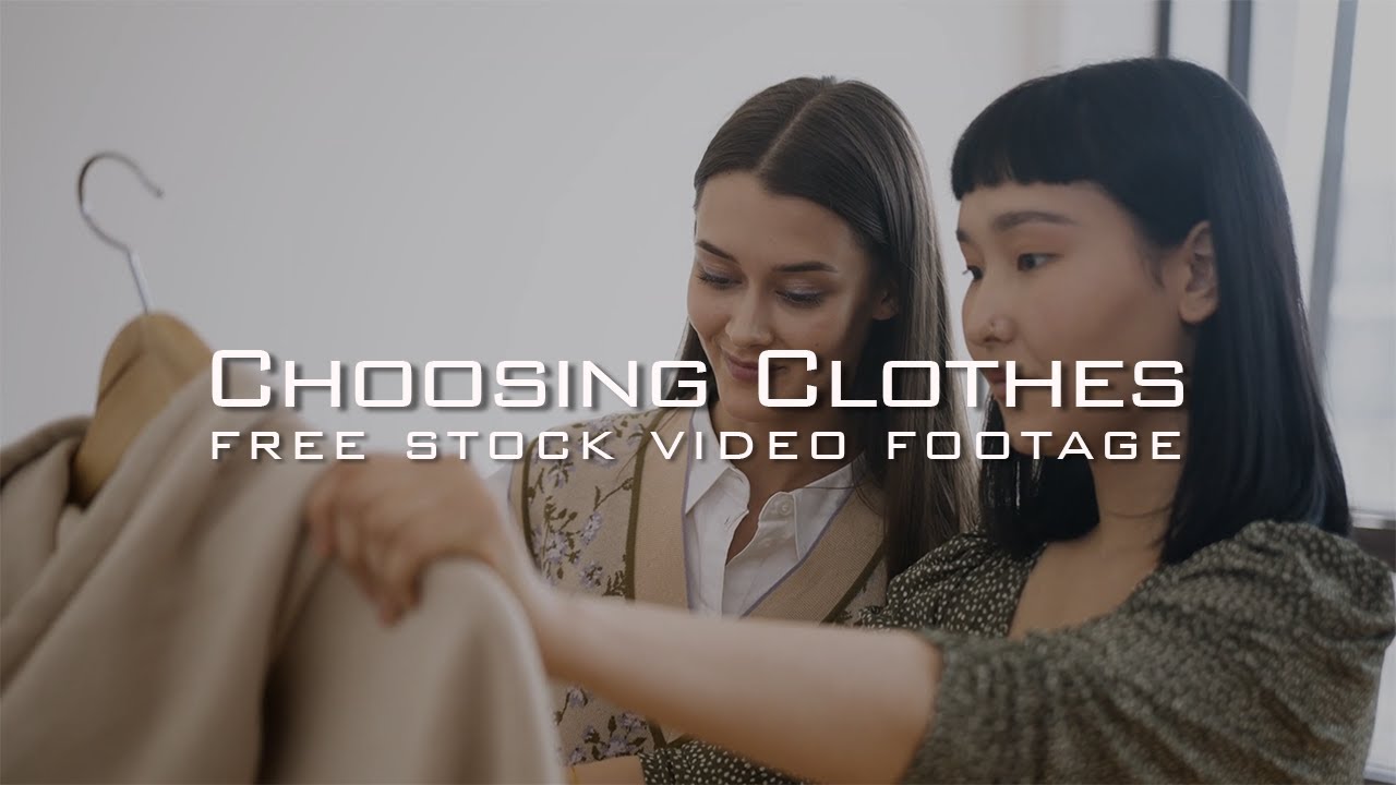 40+ Women Choosing Clothes in a Store Free Stock Video Footage | Girl Selecting Clothes and Dresses