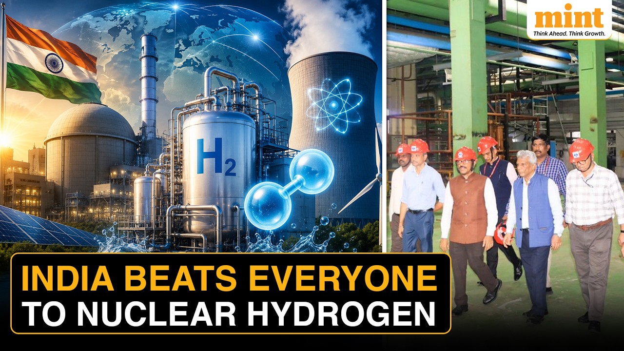 World First in Clean Energy! India Makes Hydrogen Using Nuclear Reactor Heat, Not Power