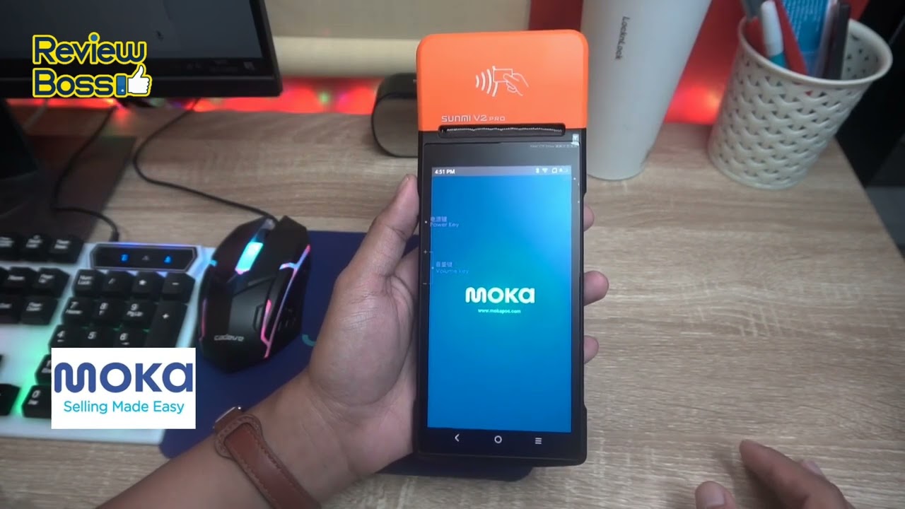 TES APLIKASI KASIR DI SUNMI V2 PRO | REVIEW BOSS