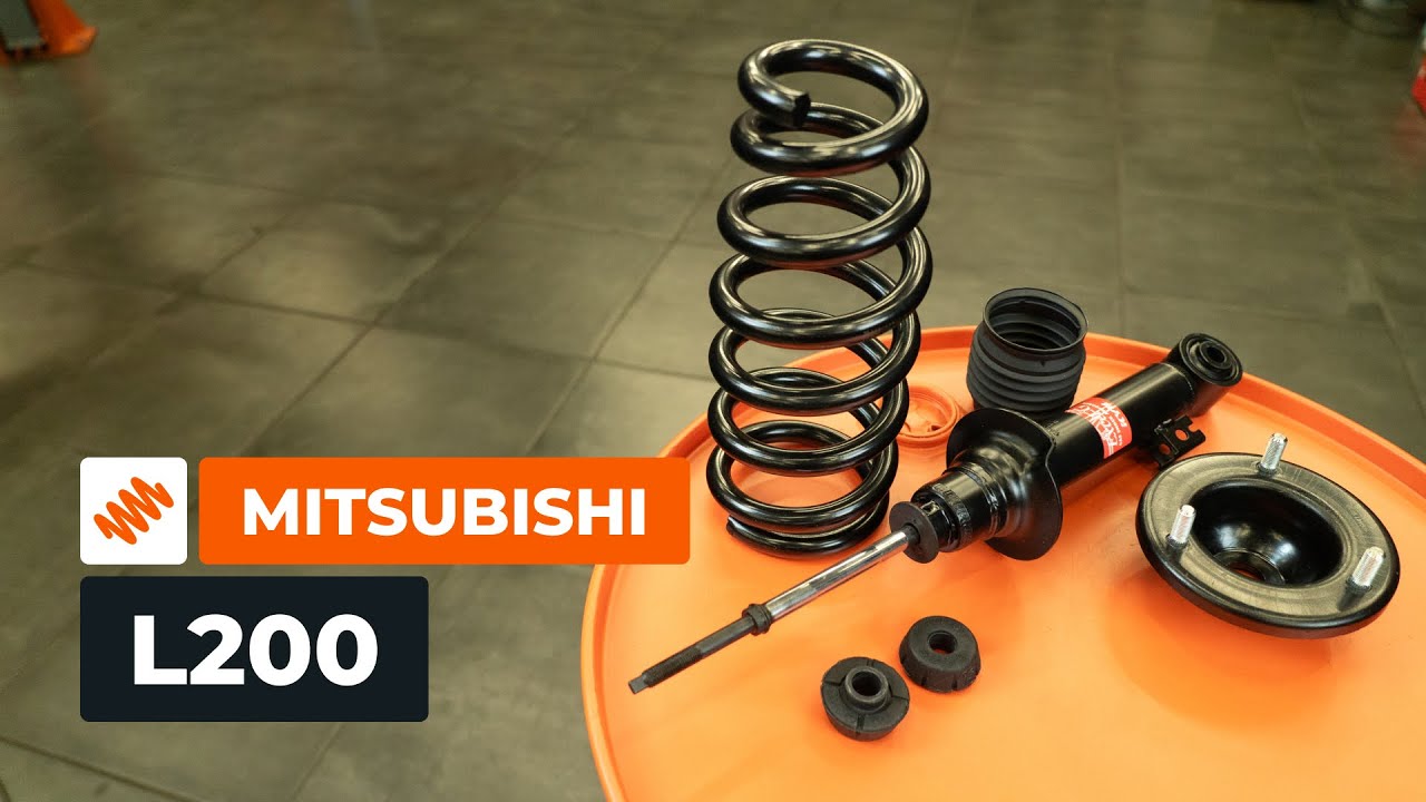 Come sostituire un puntone di sospensione anteriore su MITSUBISHI L200 KA [TUTORIAL AUTODOC]