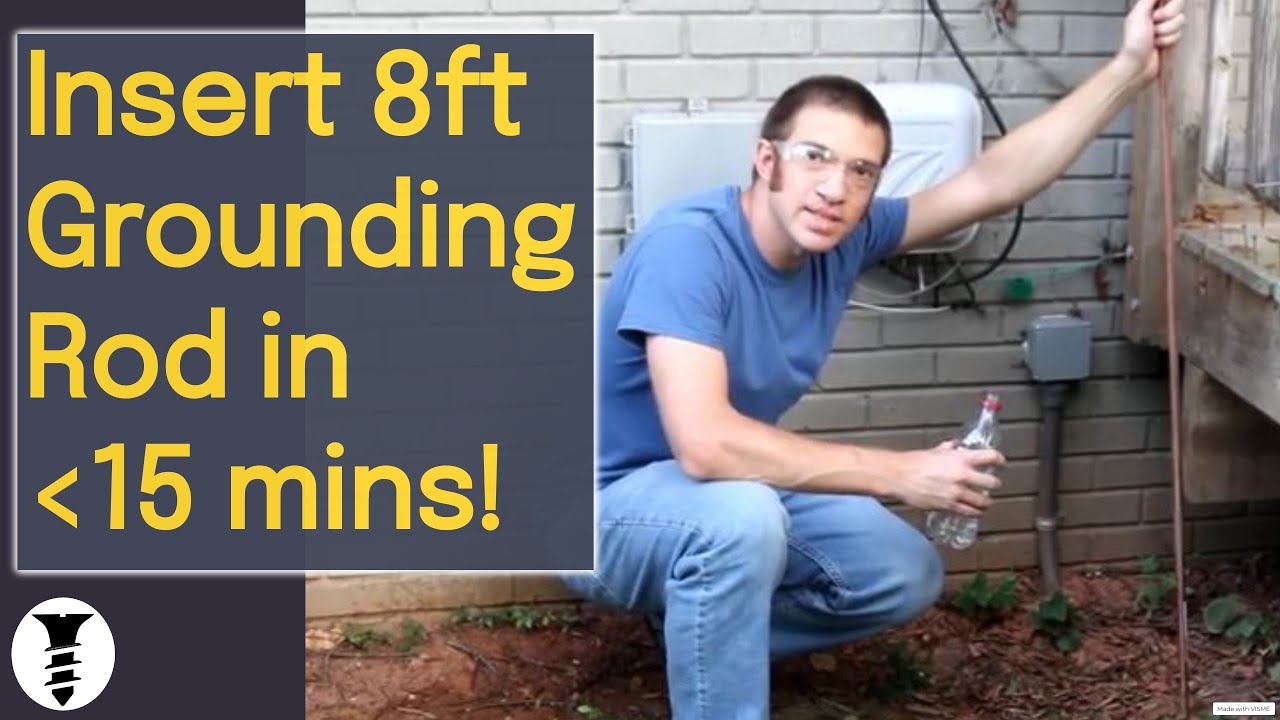 Самый простой способ установки заземлителей