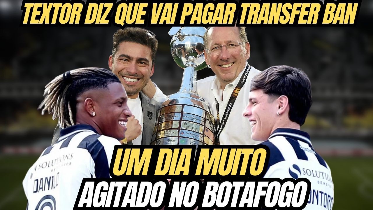 🚨RESUMO DE UM DIA SUPER AGITADO NO BOTAFOGO: VITÓRIA IMPORTANTE, TEXTOR, PROMESSAS, THAIRO ARRUDA