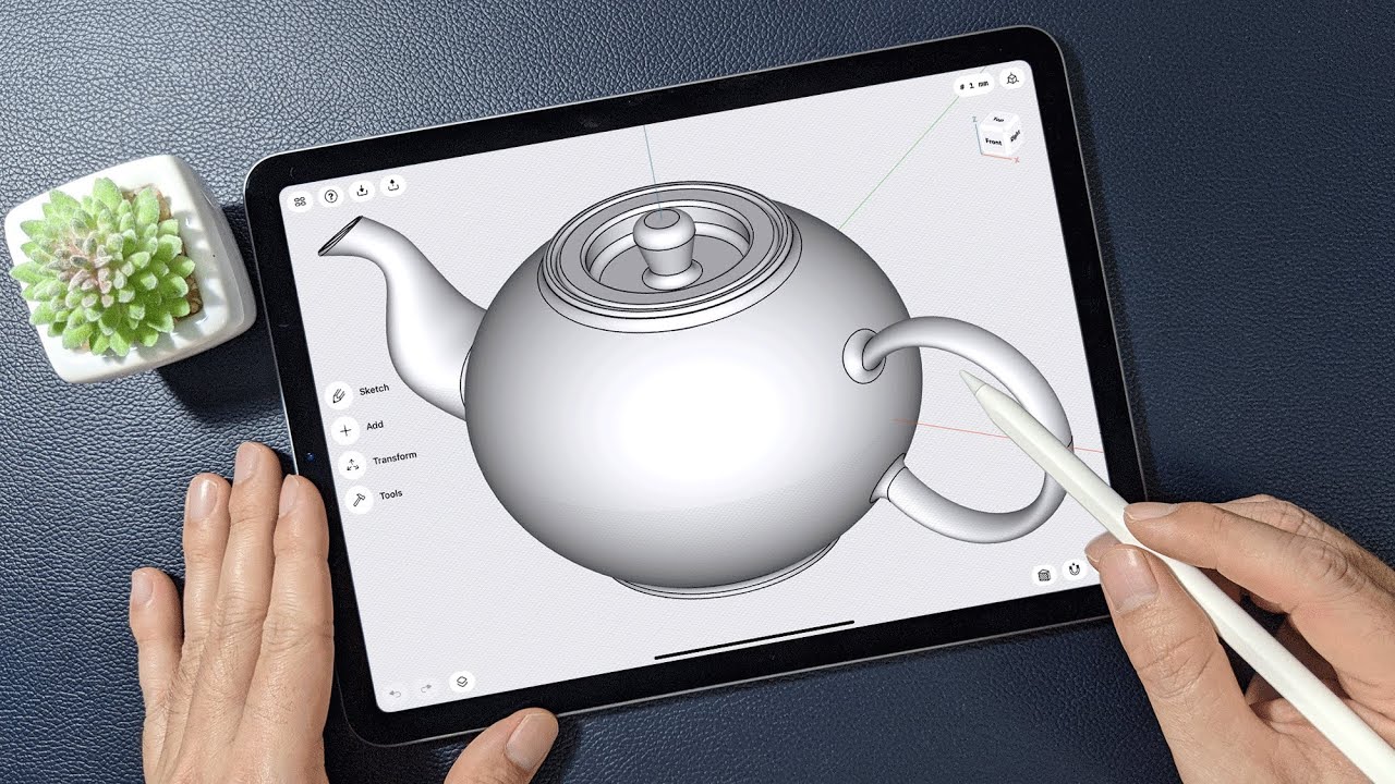 Modeling a Teapot on iPad | Shapr3D