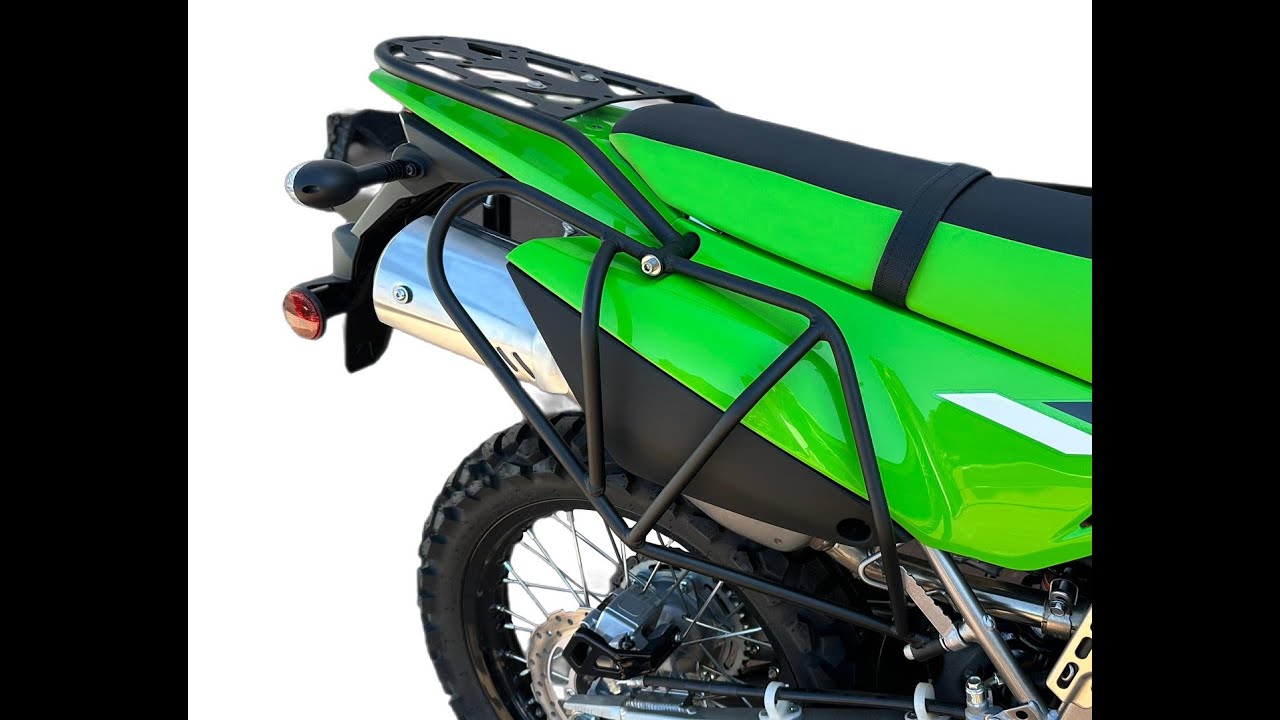 Precision Motorcycle Racks Kawasaki KLX300/300SM Side Rack Installation