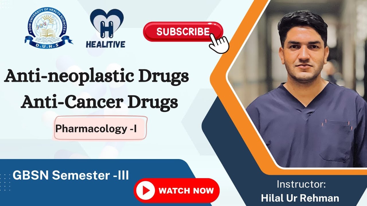Anti-neoplastic drugs (Anti-Cancer drugs)|Pharmacology| |GBSN| Complete| Lecture| by Hilal Ur Rehman