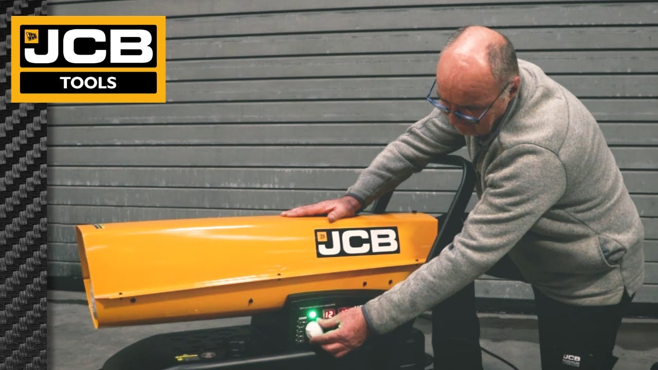 JCB Diesel / Kerosene Space Heater Demonstration - 20kW , 37kW and 63kW Heating Solution for Work