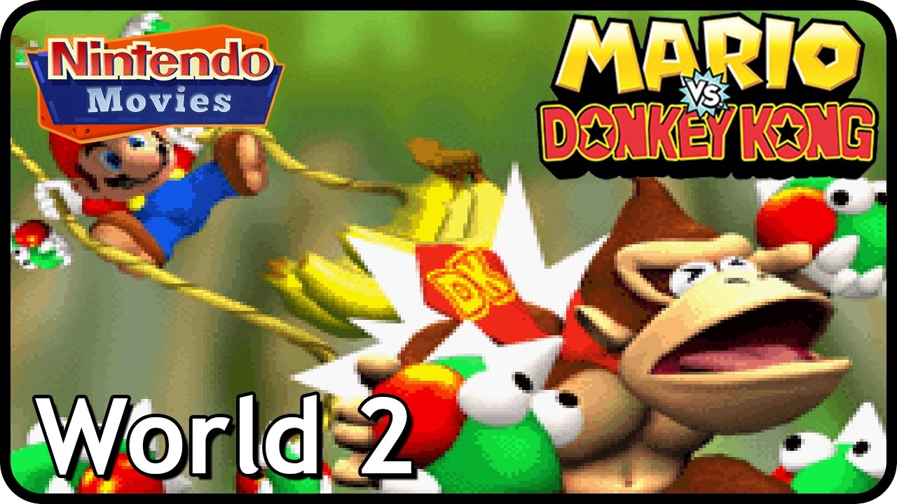 Mario vs. Donkey Kong - World 2 Donkey Kong Jungle - 100% Walkthrough