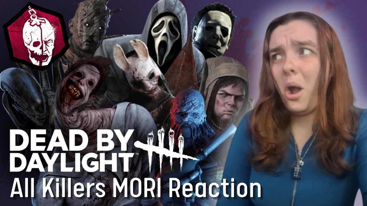 Девушка-геймер впервые отреагировала на ВСЕХ персонажей Dead by Daylight MORI! 😱