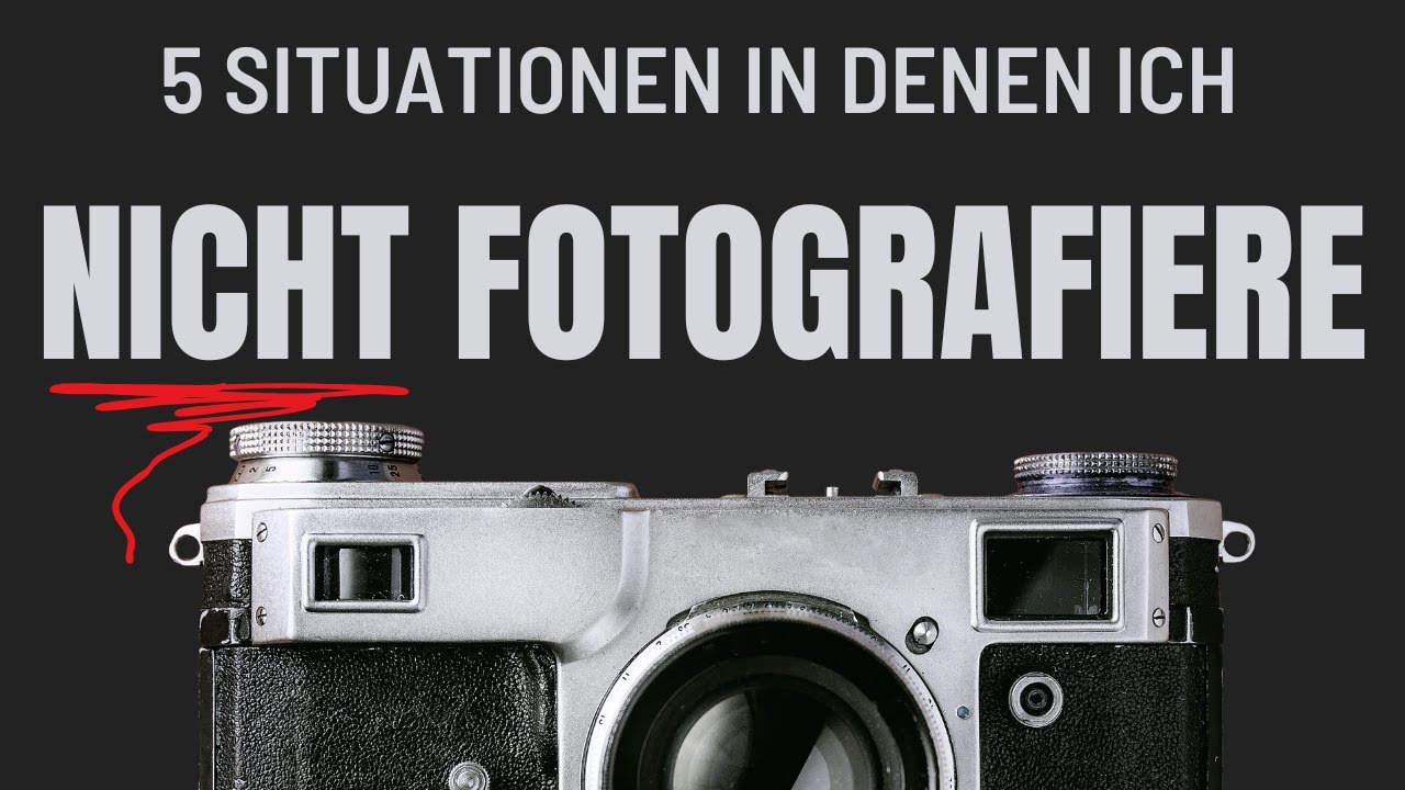 5 Street Fotografie Situationen bei denen ich NICHT fotografiere.
