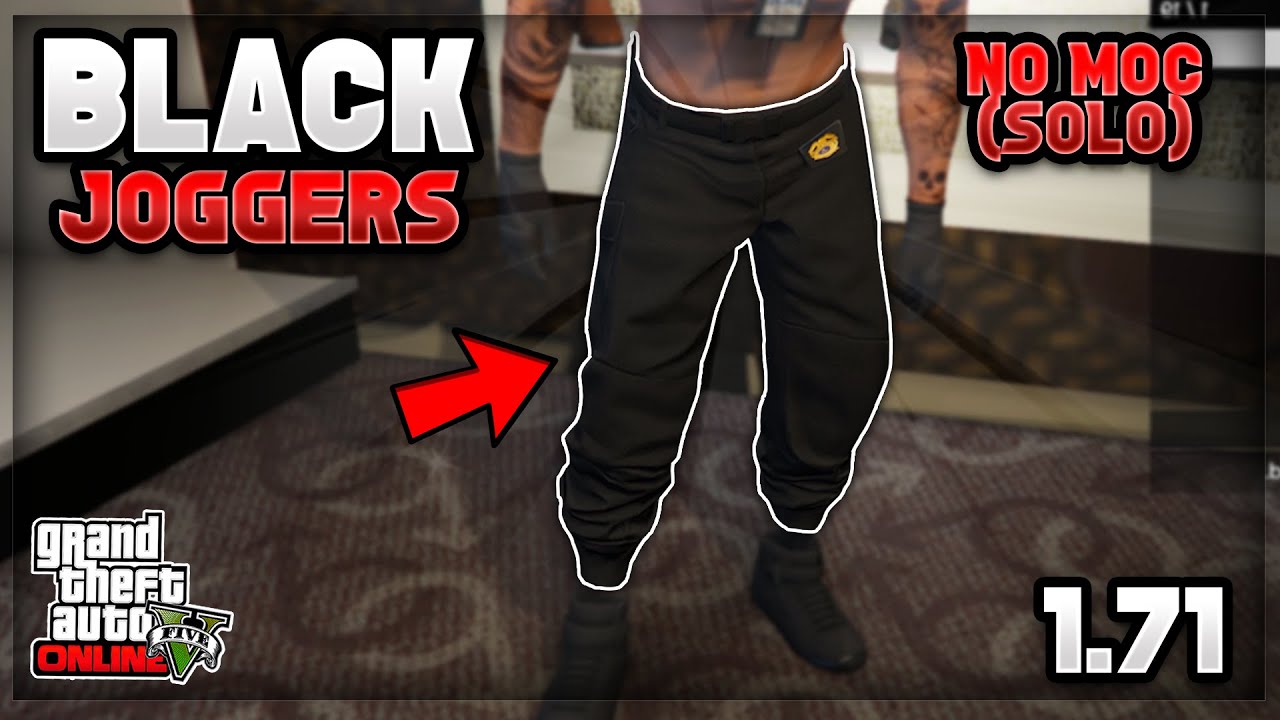 *БЕЗ MOC* Самый простой способ получить черные спортивные штаны в GTA 5 Online 1.71!! GTA 5 BLACK...