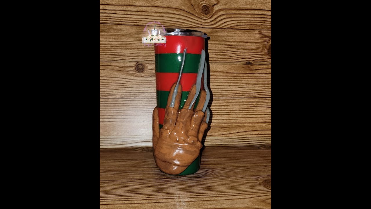3D Freddy Krueger Tumbler