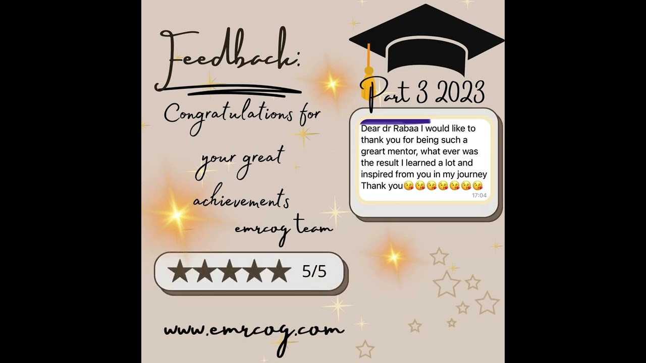 Part3 MRCOG  candidates feedback 2023