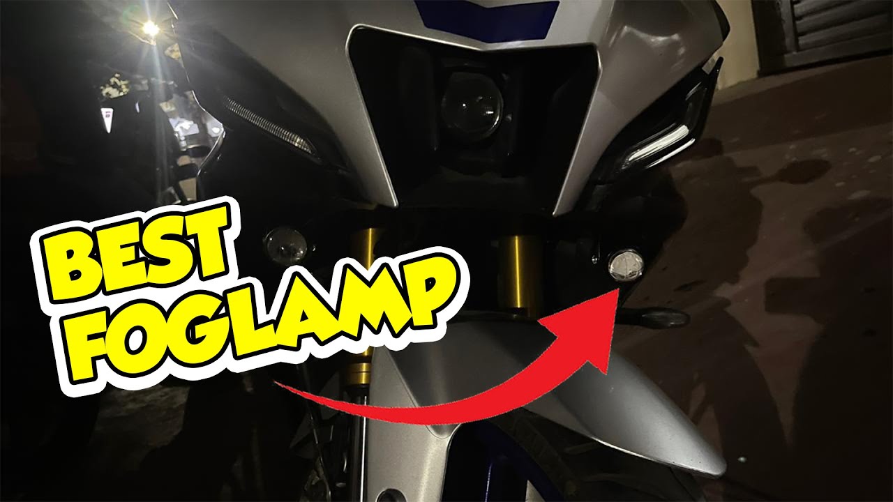 Best budget foglamp for R15v4m | headlight modification for R15v4m