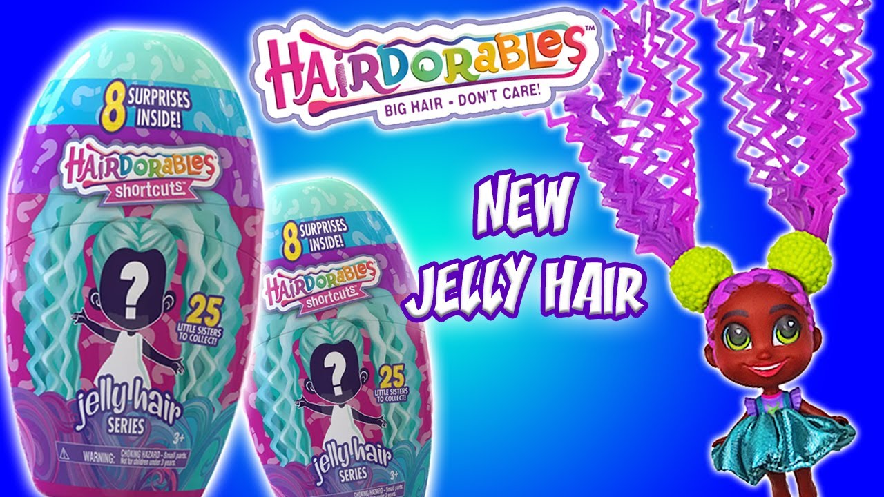 Hairdorables JELLY HAIR!! Hairdorables ShortCuts Jelly Hair Series! | Puppy Power Toys