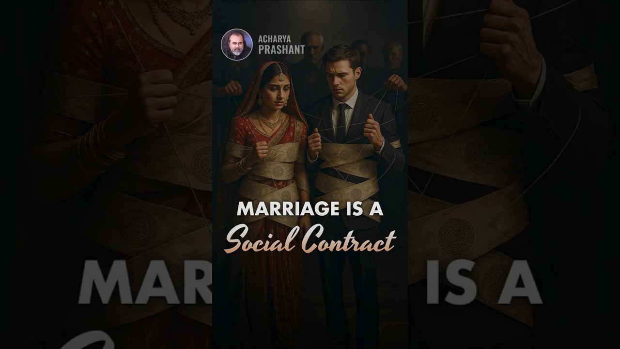 Marriage is a Social Contract || Acharya Prashant