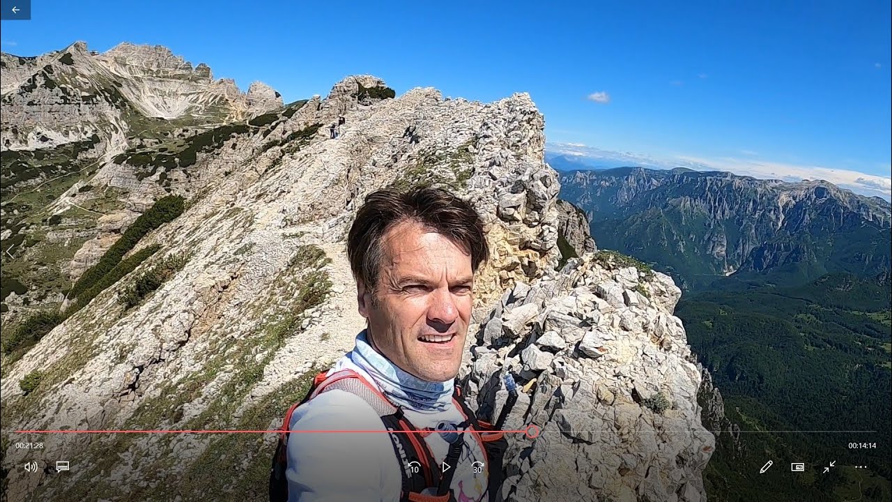 Trail da Recoaro, rifugio Battisti - Scalorbi - Fraccaroli, cima Carega, con Francesco, traccia GPX