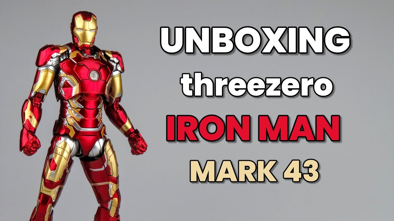 Threezero DLX Iron Man Mark 43 (Avengers: Age of Ultron) Unboxing