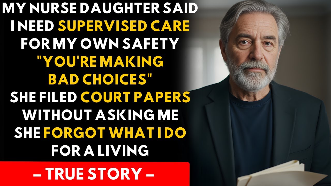 My Daughter Called Me "Too Old to Decide" — I Waited Until the Hearing