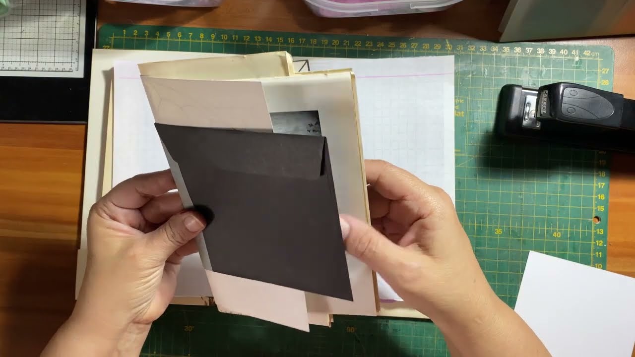 Butterfly Journal 2 - Constructing the journal with freebie