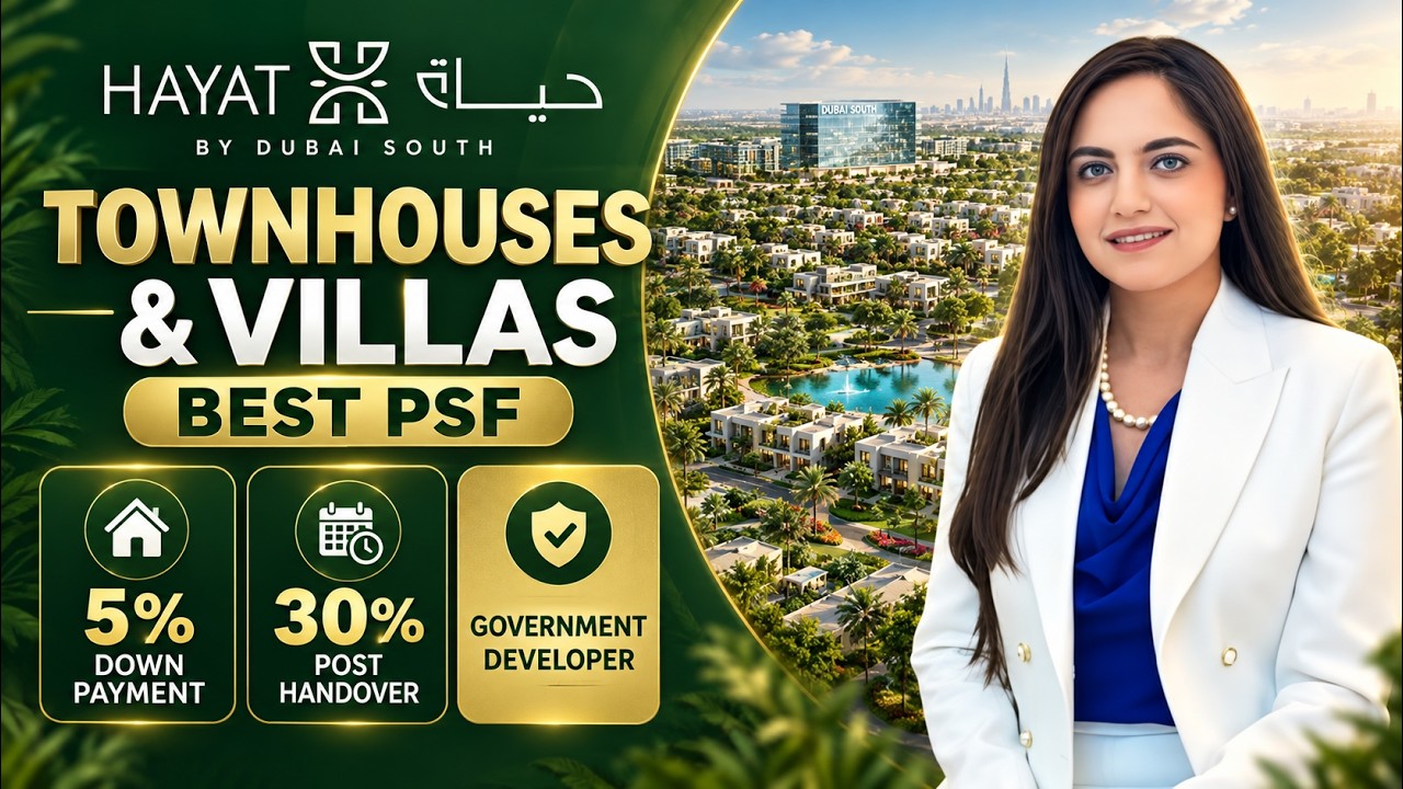 Hayat by Dubai South 2026 | 4 & 5BR Townhouses & Semi-Detached Villas | 5% Down Payment