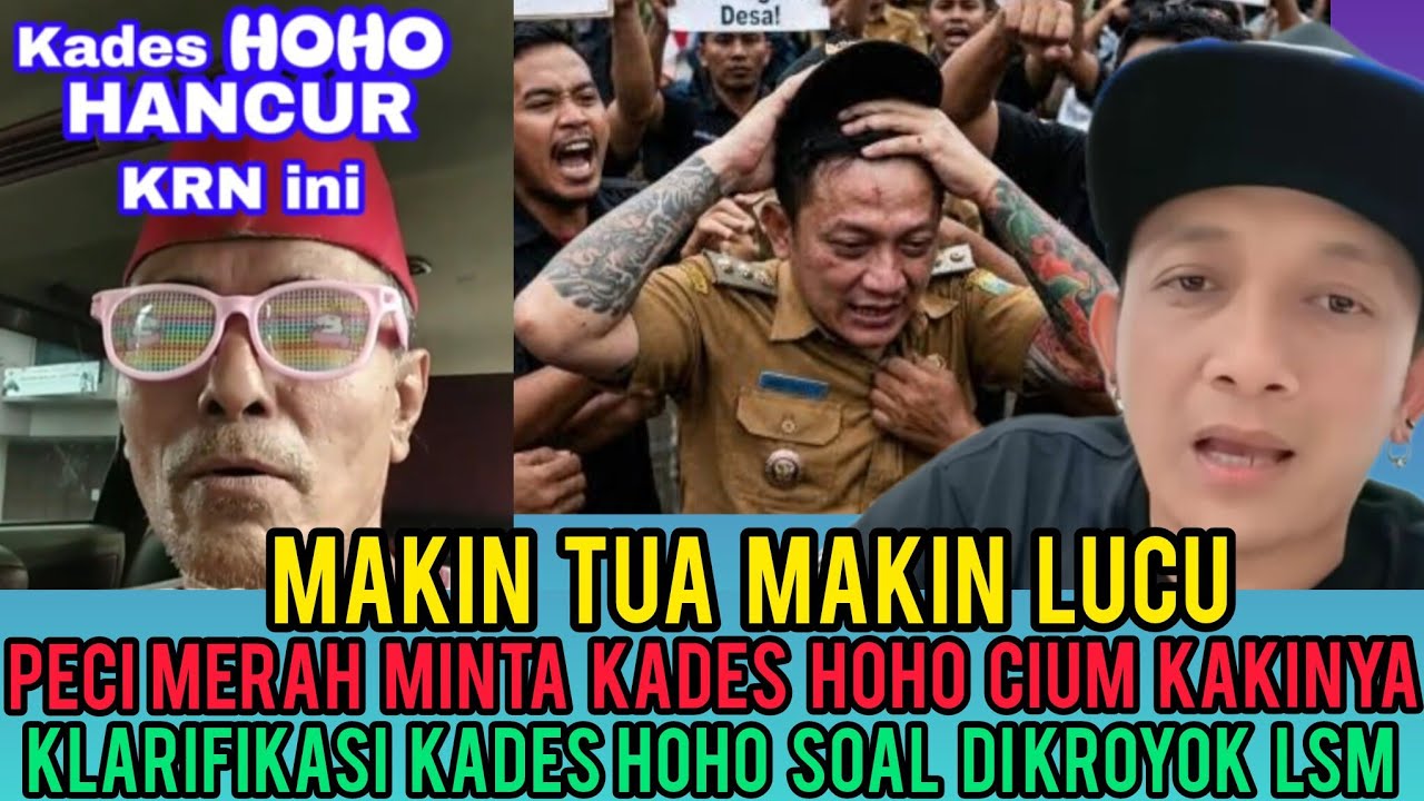 PECI MERAH MEMINTA KADES HOHO MENCIUM KAKINYA