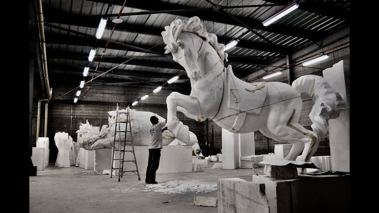 São Jorge - Módulo 4 - Escultura em Isopor - Grande/Média Dimensão - Passo a Passo - Curso Online
