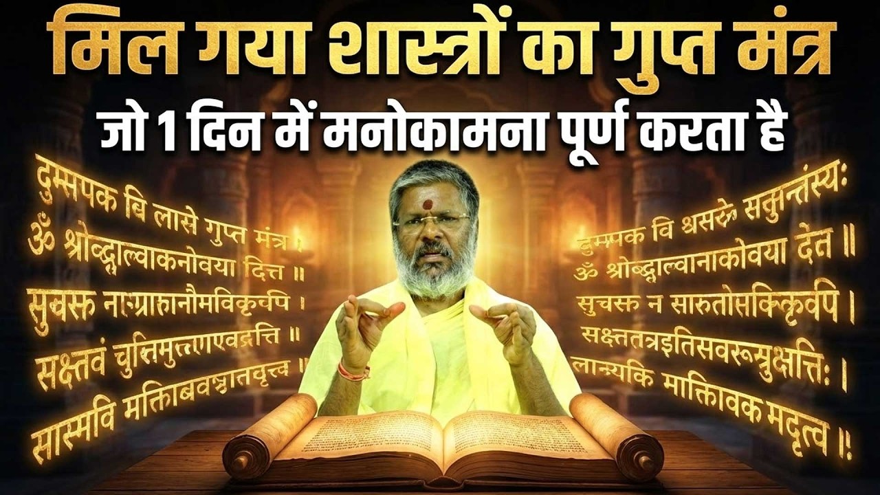 शास्त्रों का गुप्त मंत्र जो 1 दिन में मनोकामना पूर्ण करता है Shri Vasant Vijayanand Giriji Maharaj