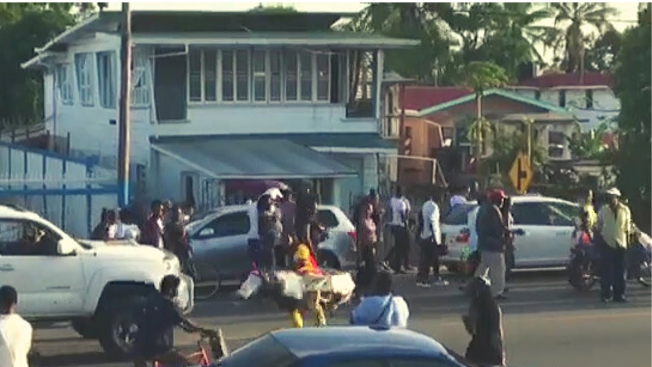 Bull Cow / Masquerade on the road in Guyana, Nuff Laff !!!😄