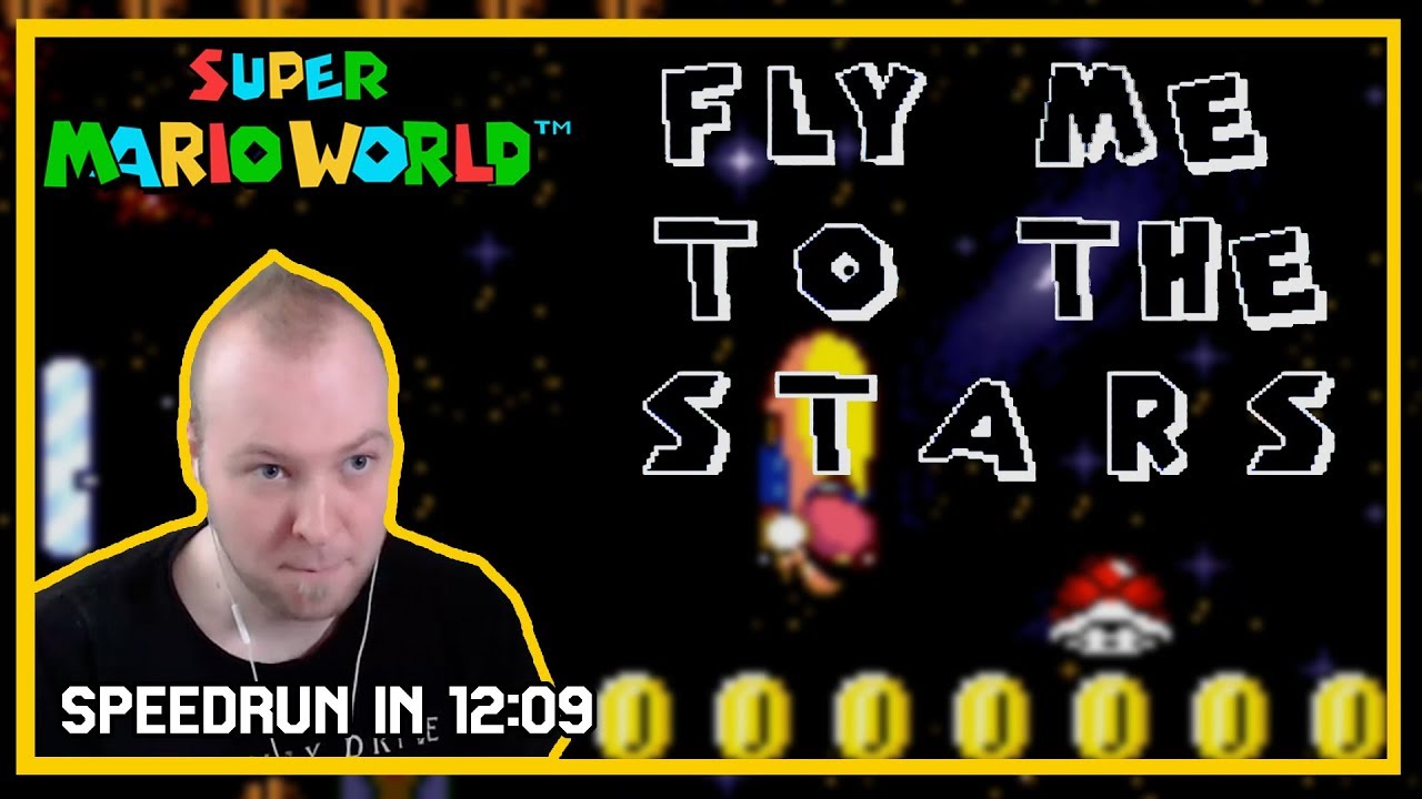 Fly Me To The Stars &mdash; спидран за 12:09 [SMW Kaizo]