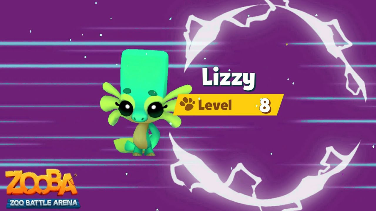 Zooba LIZZY Level 8 RANDOM DUO Zooba Zoo Battle Arena