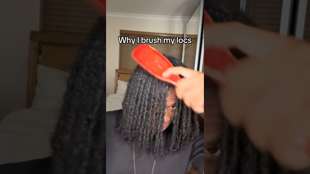 This is WHY to brush your locs 🌴 #locs #locjourney #naturalhair #shorts