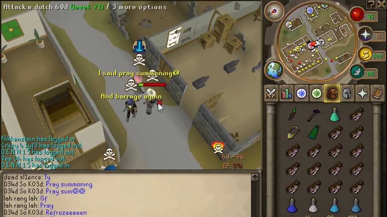 Care Teddy Pk Video 2 - Runescape Quality PKing - VLS, Zuriels, Morrigans & Fire Cape PKing!