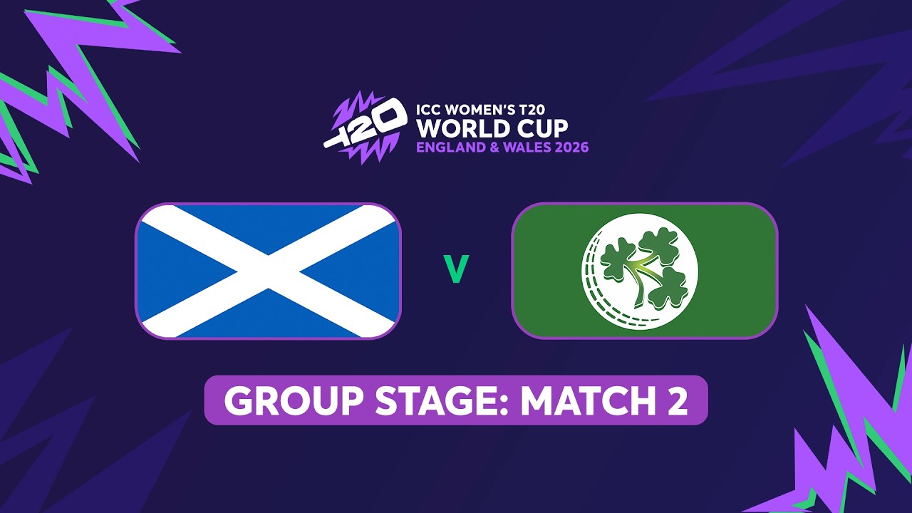 ICC Women's T20 World Cup 2026: Scotland vs Ireland(English)  #t20worldcup