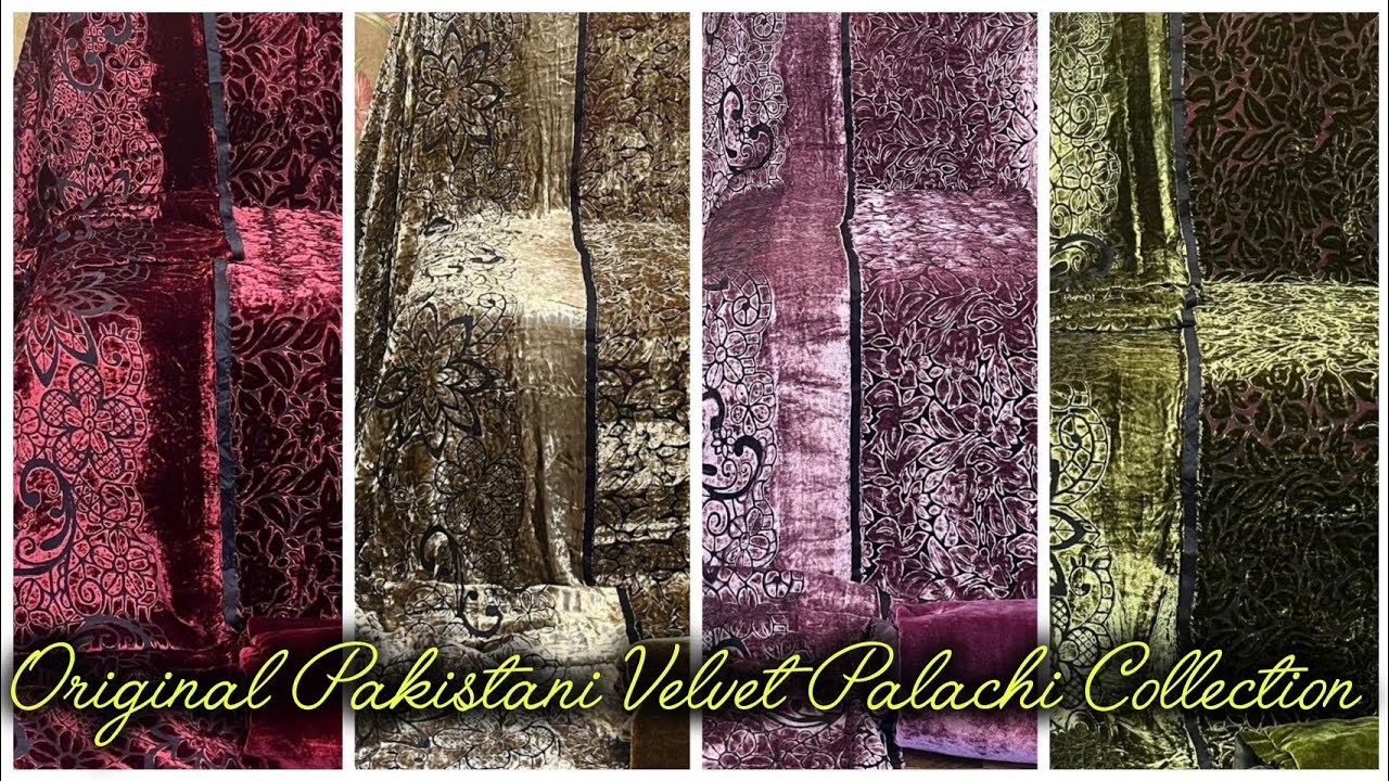 ORIGINAL PAKISTANI VELVET PALACHI COLLECTION 🤩||AVAILABLE IN BEUTIFUL SHADES 💕|| GRABE YOUR CHOICE🙂