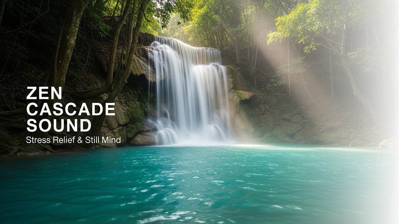 Relaxing Forest Ambience with Relaxing Water Flow for Sleep Meditation Stress Relief and Calm Focus