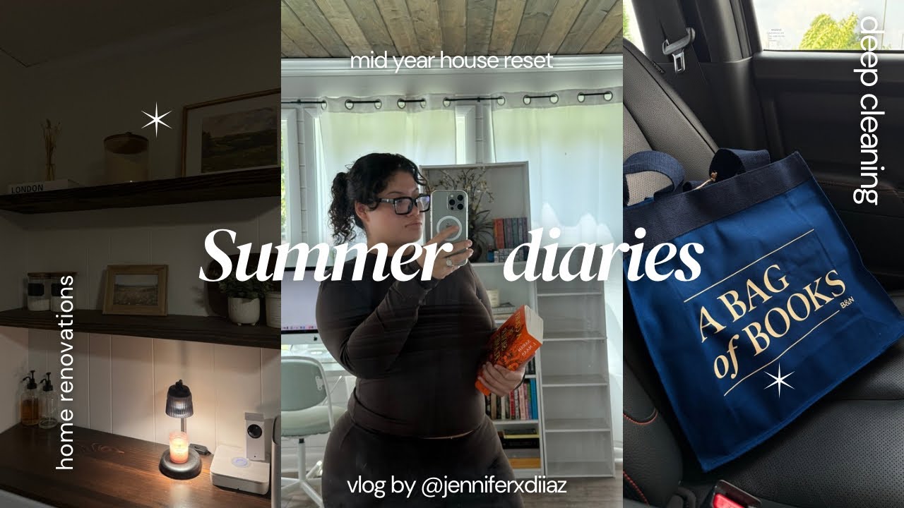 summer diaries⛱️: Sunday reset, mid year home reset, deep cleaning + more