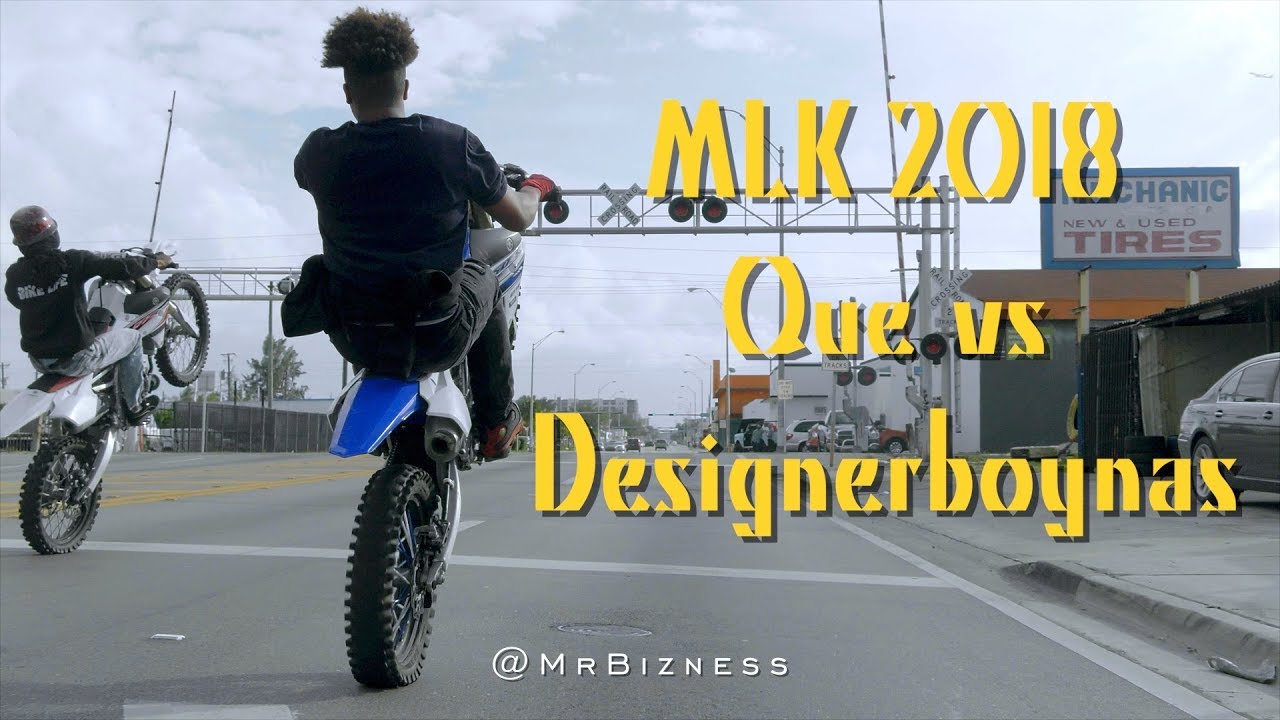 Bikelife MLK 2018 Que Vs DesignerboyNas | MrBizness