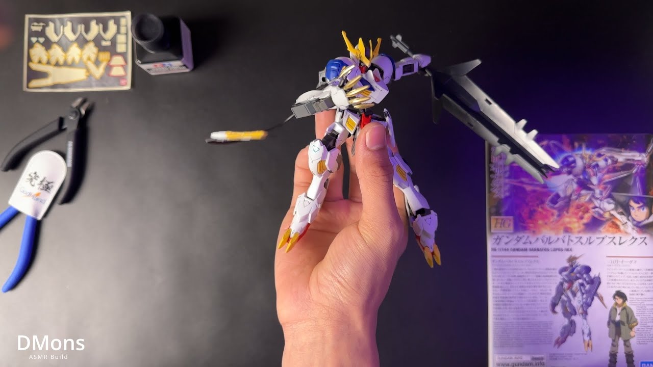Gundam Barbatos Lupus Rex HG 1/144 | ASMR BUILD | Bandai Model kit.