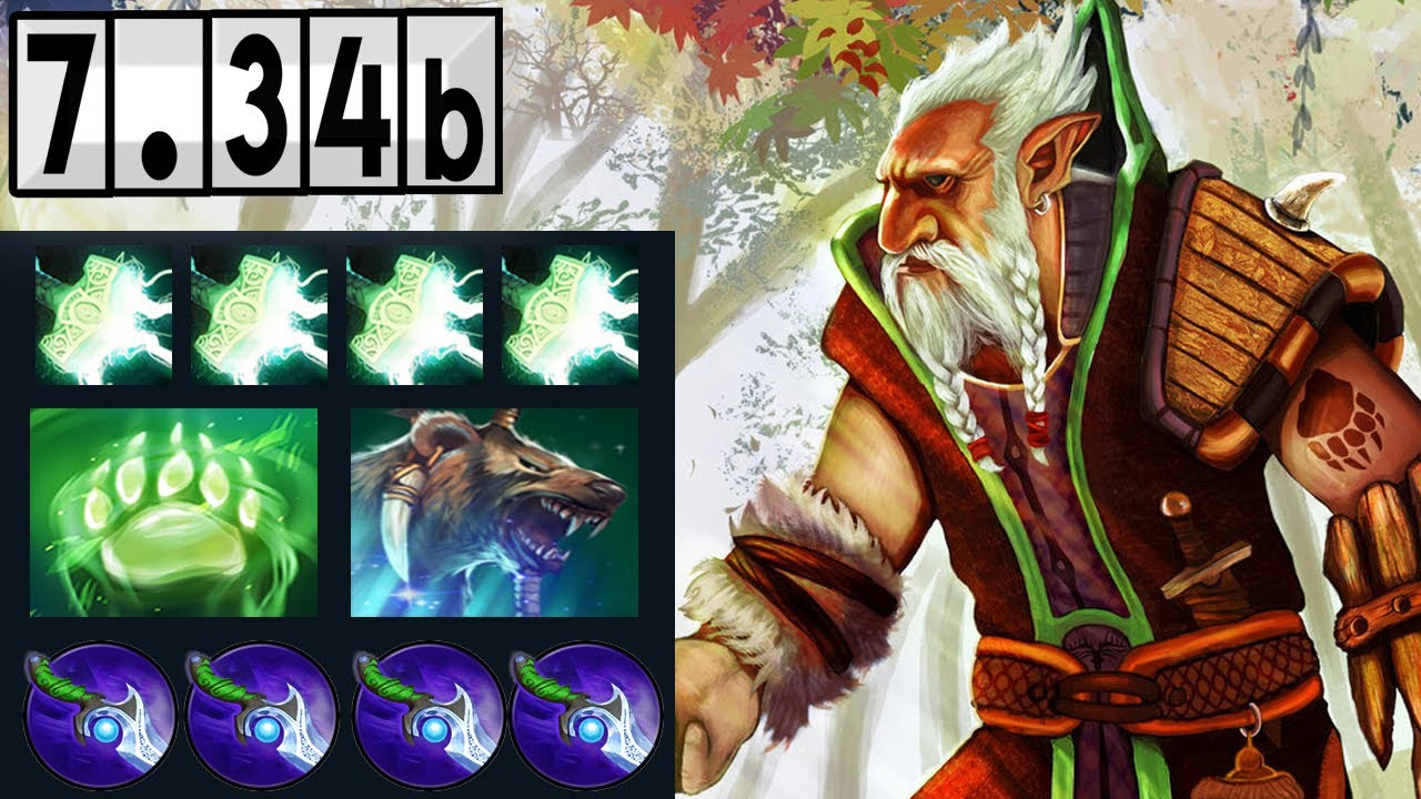 Lone Druid - 24 KILLS!!  [Full Match Gameplay Dota 2] 7.34b