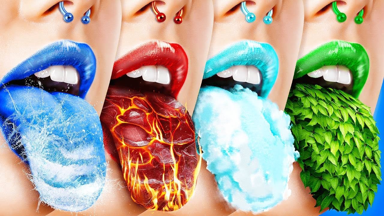 Fire, Water, Air and Earth Girl! Four Elements vs the Fifth Element in Real Life