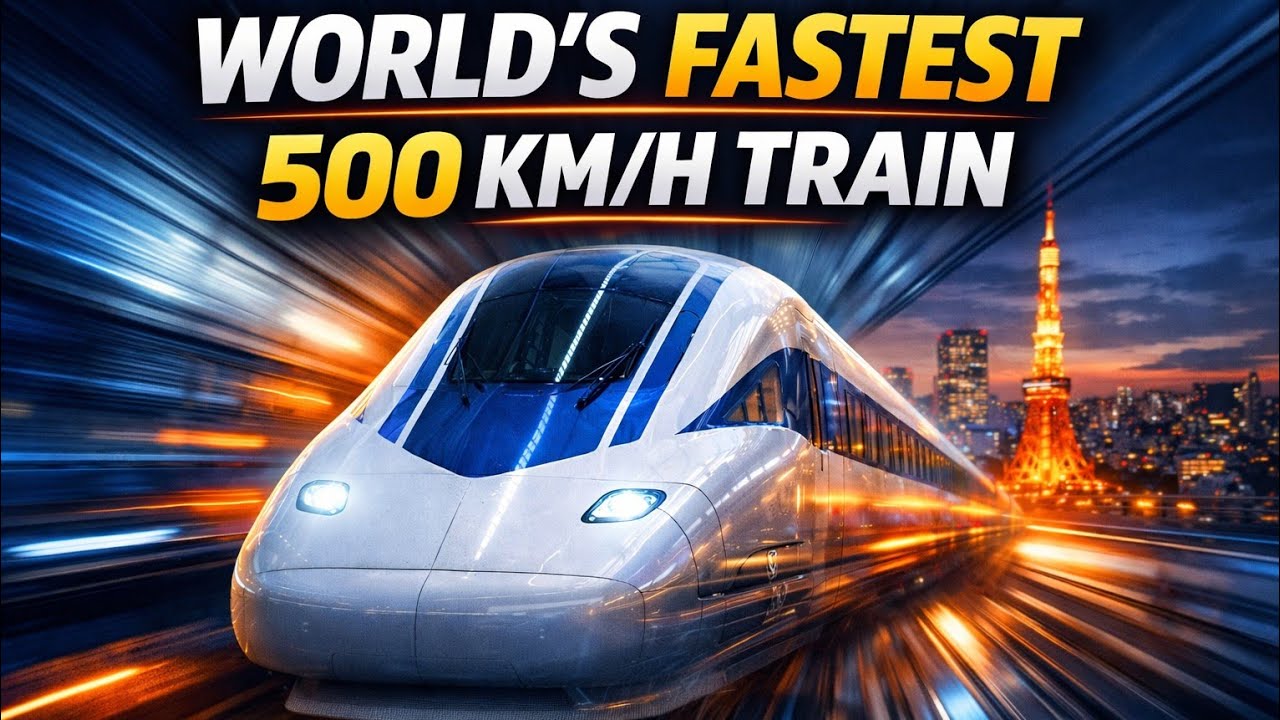 The World&rsquo;s Fastest Train: Japan&rsquo;s 500 km/h Maglev Explained