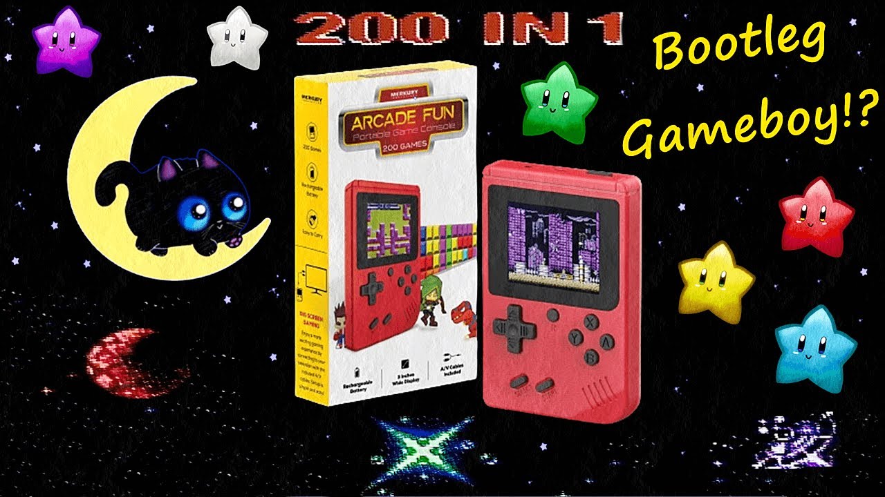 A Bootleg Gameboy? Arcade Fun: Portable Game Console 200 Games!⭐