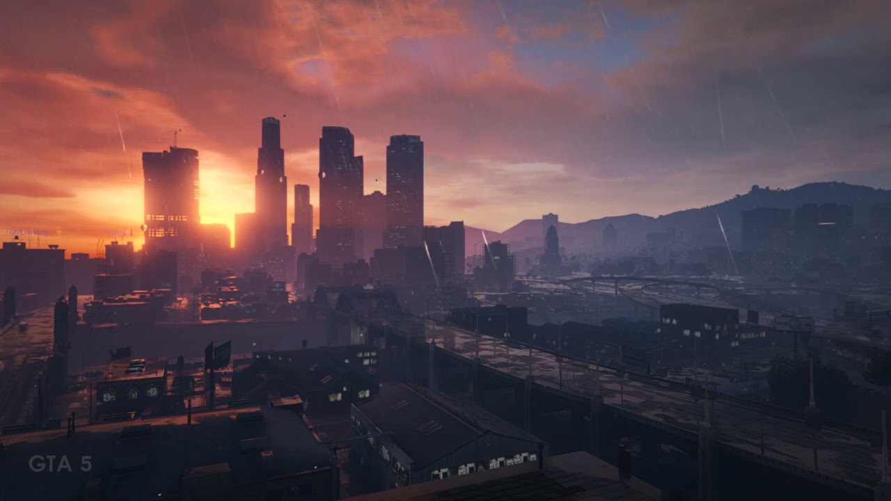 Sounds of Rain, Sunset and the City #2