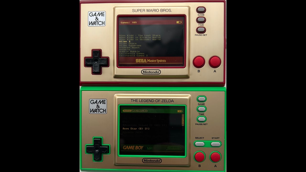 Nintendo Zelda Game&watch (Retro-go cfw) (64MB) 512 megabits hacked unit ❄🎄merry-xmas🎄❄