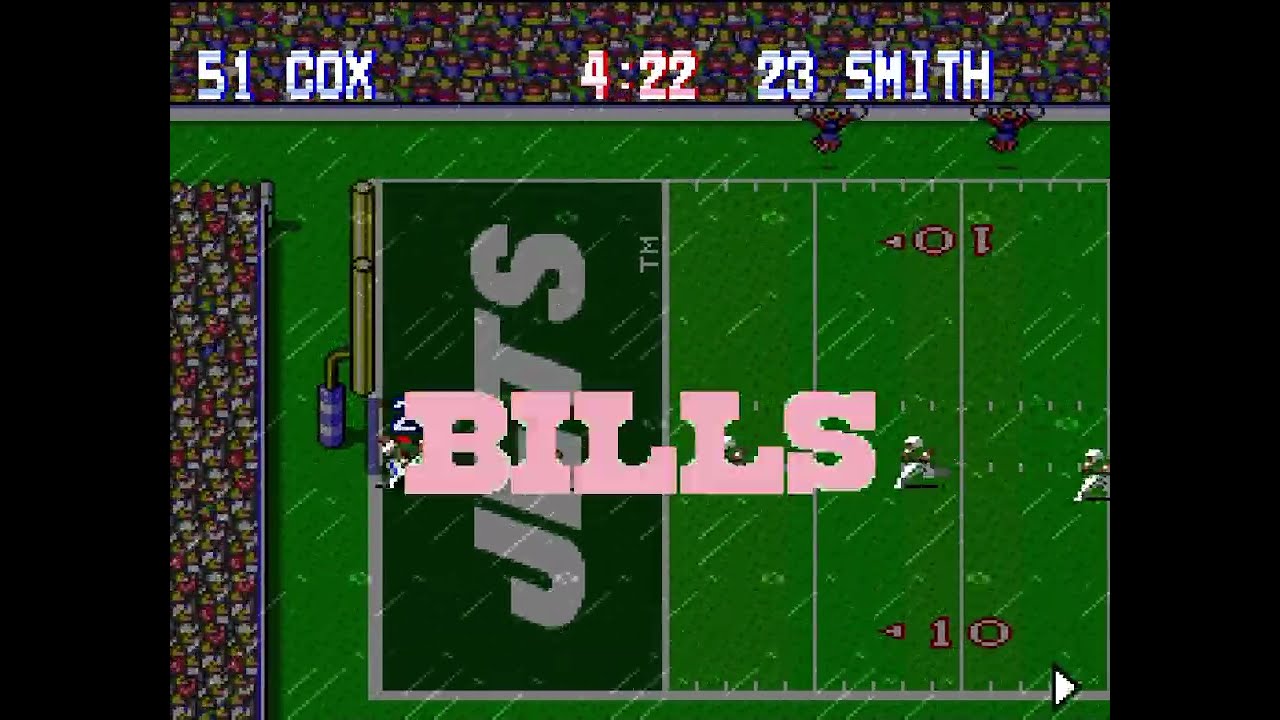 New York Jets 1998 Season – Week 16 vs Bills | Tecmo Super Bowl SNES