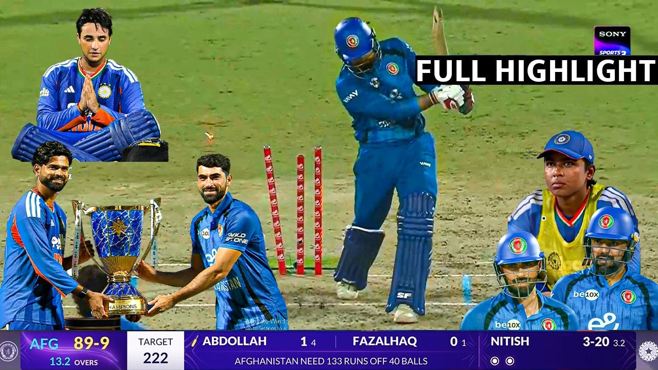 IND vs AFG 3rd T20 2026 Full Match Highlights | India vs Afghanistan 3rd T20 Full Highlights 2026