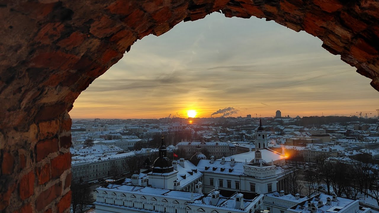 VANVITTIG UDSIGT OVER VILNIUS - LITAUEN VLOG 