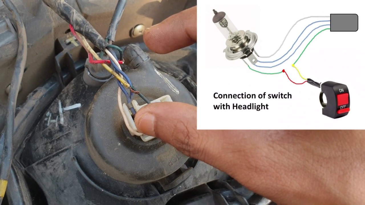 Headlight Switch Installation | AHO Switch Installation | BS4 BS6 Headlight Solution | Honda Livo