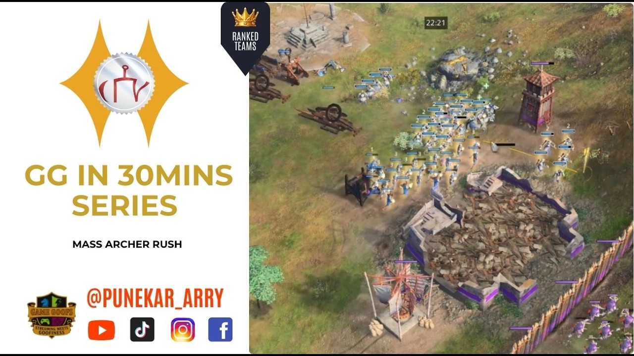 GG in 30min - Golden Horde Mass archers push