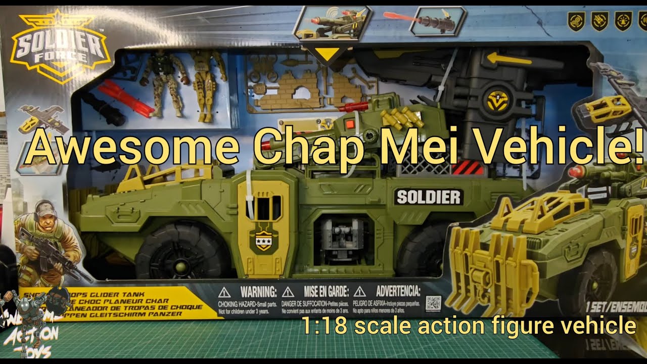 Фигурка штурмового танка Soldier Force Shock Troops в масштабе 1:18. Это просто потрясающе!